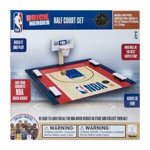 🔥NBA Brick Heroes Players Series Half Court Building Blocks Basketball Court🔥